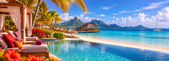 Tropical all-inclusive resort